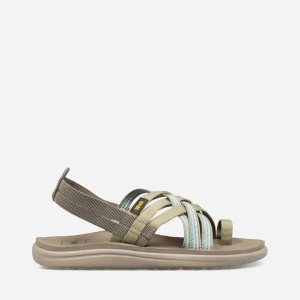 Teva Voya Strappy - Dámske Sandále - Olivovo Zelená